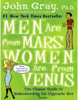 Men Are from Mars, Women Are fr - John Gray.pdf